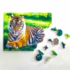 Twistlinkx puzzel - Tiger A4 -  100% Recyclebaar